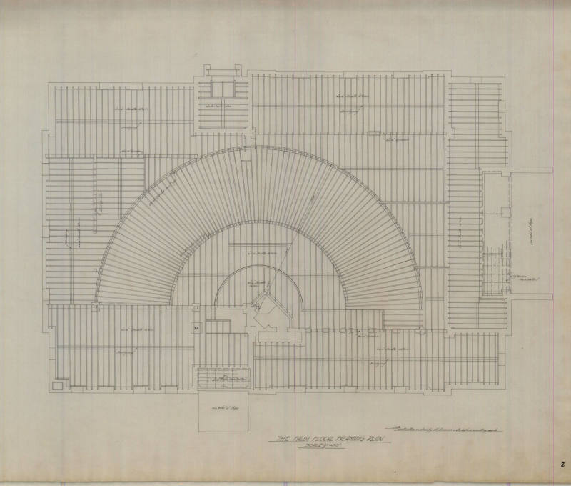 Drawing, Thompson Architectural - First Baptist Church, Conway, Arkansas