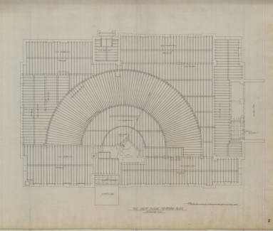 Drawing, Thompson Architectural - First Baptist Church, Conway, Arkansas