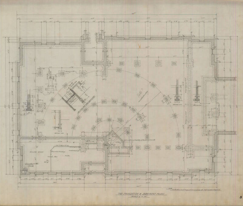 Drawing, Thompson Architectural - First Baptist Church, Conway, Arkansas