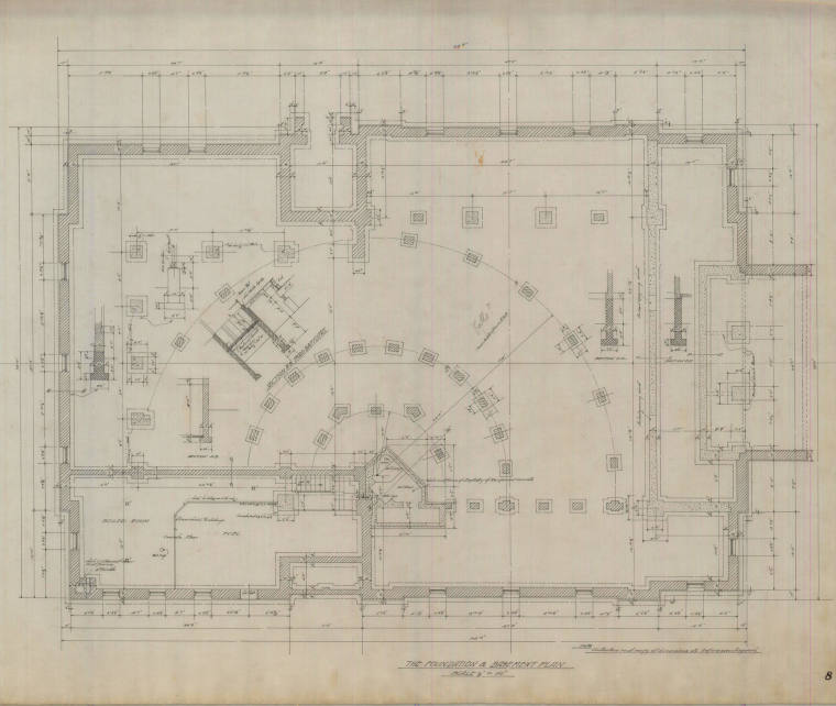 Drawing, Thompson Architectural - First Baptist Church, Conway, Arkansas