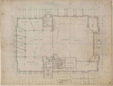 Drawing, Thompson Architectural - First Baptist Church, Conway, Arkansas