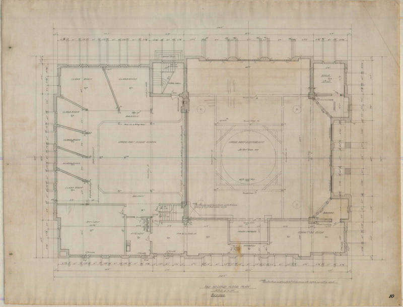 Drawing, Thompson Architectural - First Baptist Church, Conway, Arkansas