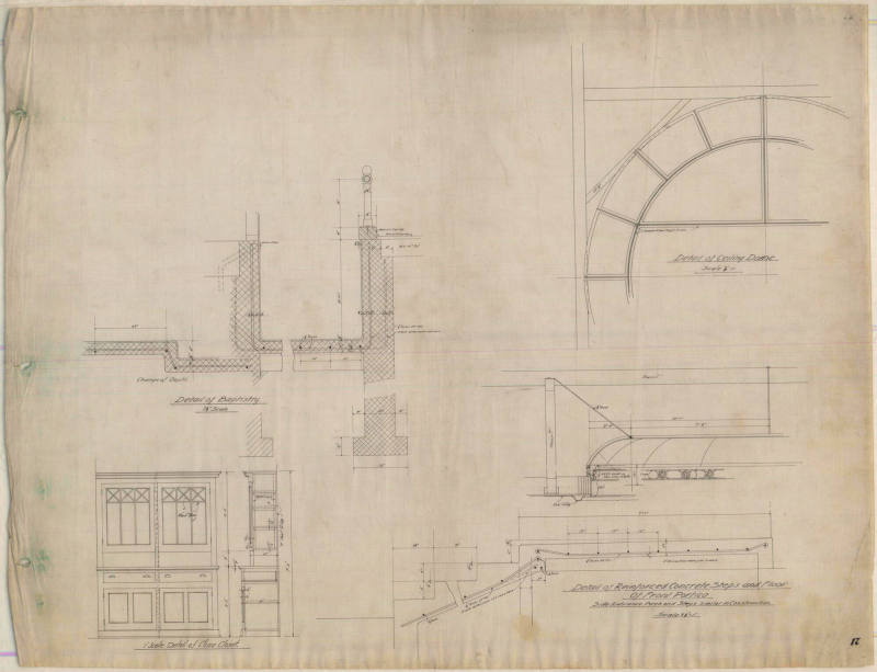 Drawing, Thompson Architectural - First Baptist Church, Conway, Arkansas