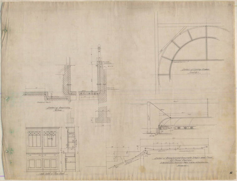 Drawing, Thompson Architectural - First Baptist Church, Conway, Arkansas
