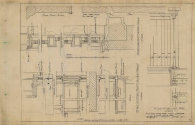 Drawing, Thompson Architectural - Fulk Estate (Arkansas Democrat Building), Little Rock, Arkans ...