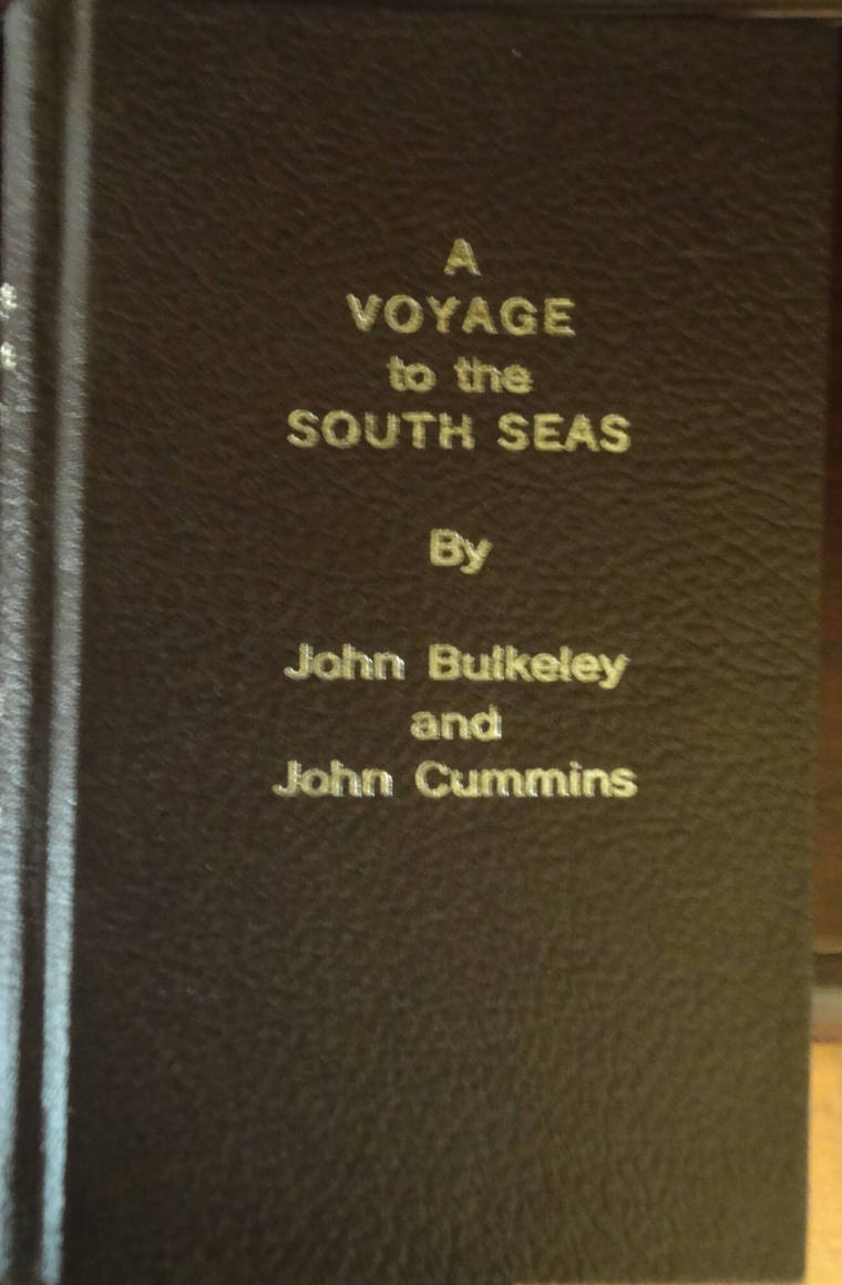 Book, "A Voyage to the South Seas," 1757