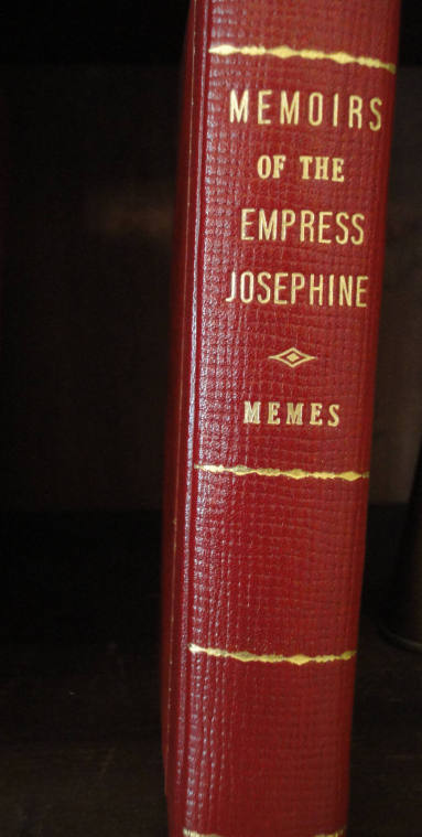 Book, "Memoirs of the Empress Josephine," 1847