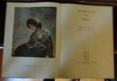 Book, "Masters of Painting: Goya," 1950