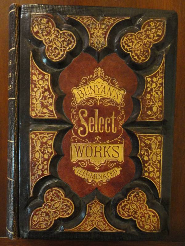 Book, "Bunyan's Select Works Illuminated," 1873