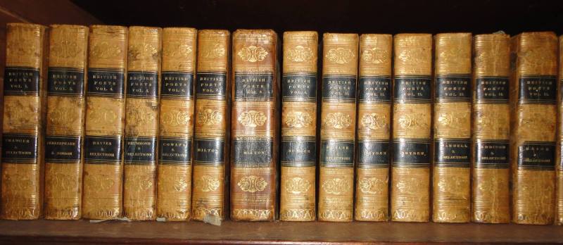 Books, "British Poets" set