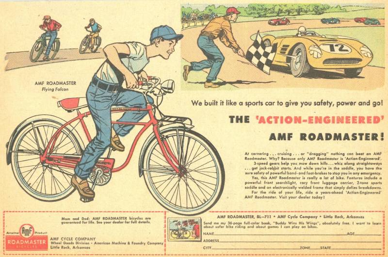 Advertisement, Roadmaster bicycle