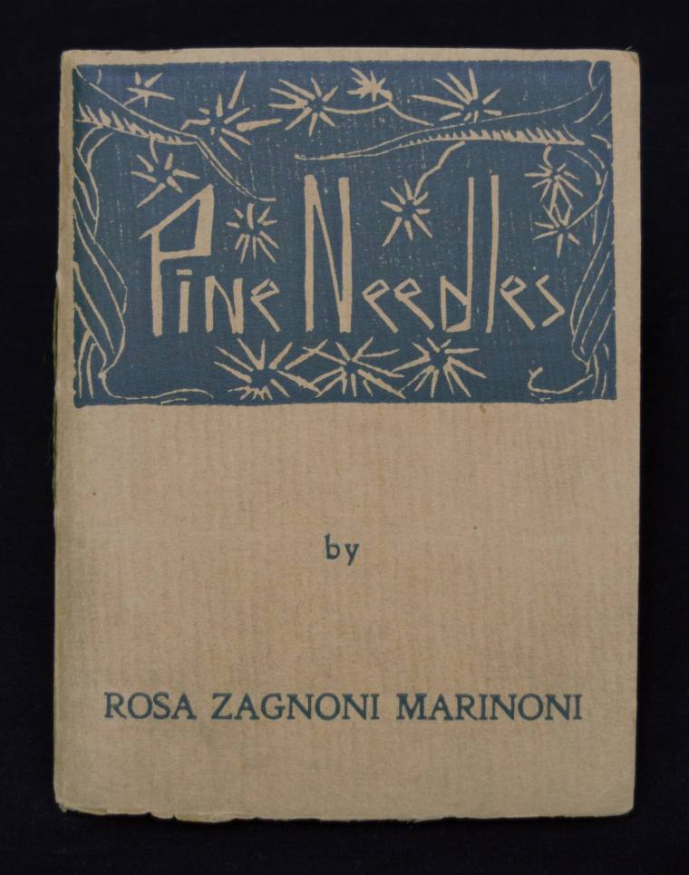 Book, Poems "Pine Needles" by Rosa Zagnoni Marinoni