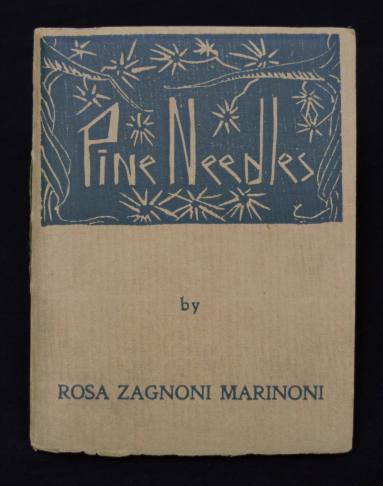 Book, Poems "Pine Needles" by Rosa Zagnoni Marinoni