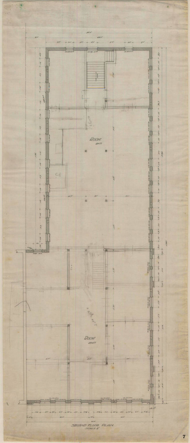Drawing, Thompson Architectural - Charles McKee Bank & Store, Fordyce