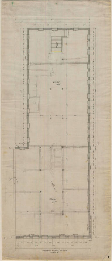 Drawing, Thompson Architectural - Charles McKee Bank & Store, Fordyce