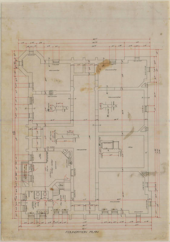 Drawing, Thompson Architectural - Saline County Courthouse, Benton