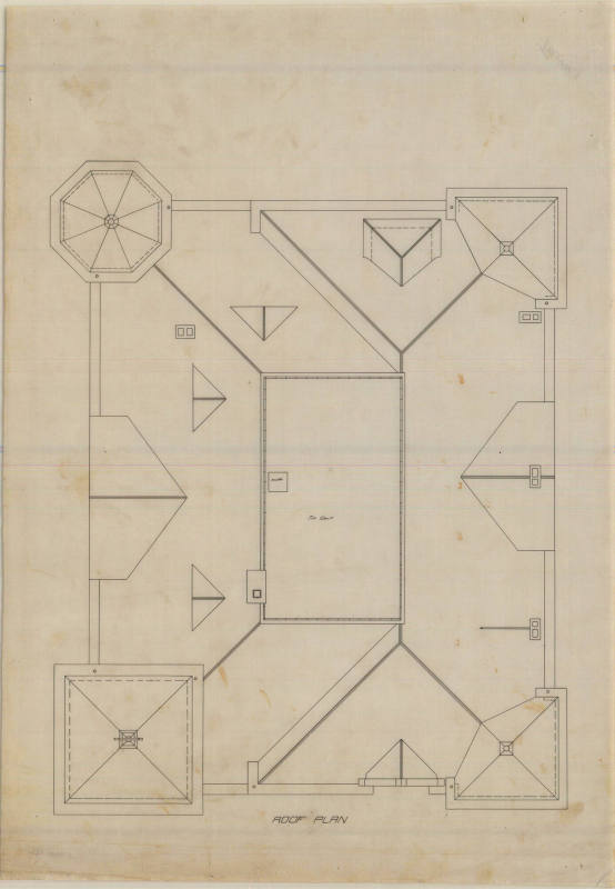 Drawing, Thompson Architectural - Saline County Courthouse, Benton