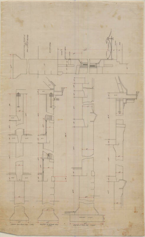 Drawing, Thompson Architectural - Saline County Courthouse, Benton