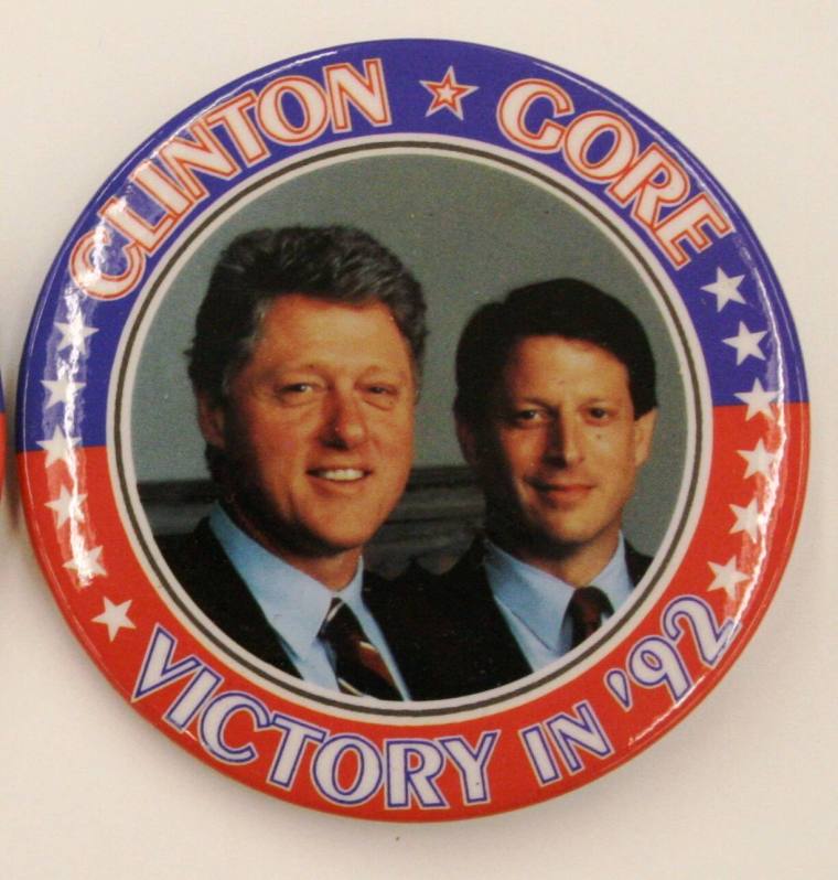 Button, Political - Clinton