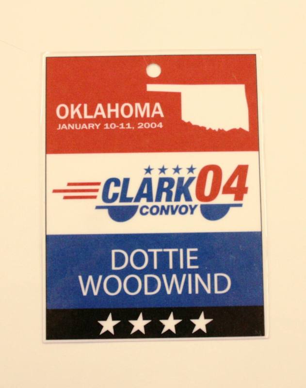 Badge, Campaign - Wes Clark