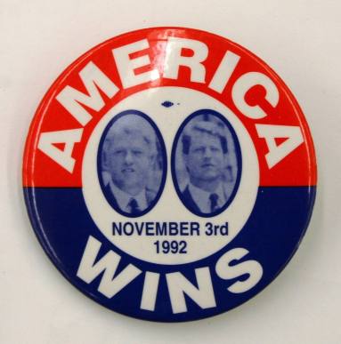 Button, Political - Clinton