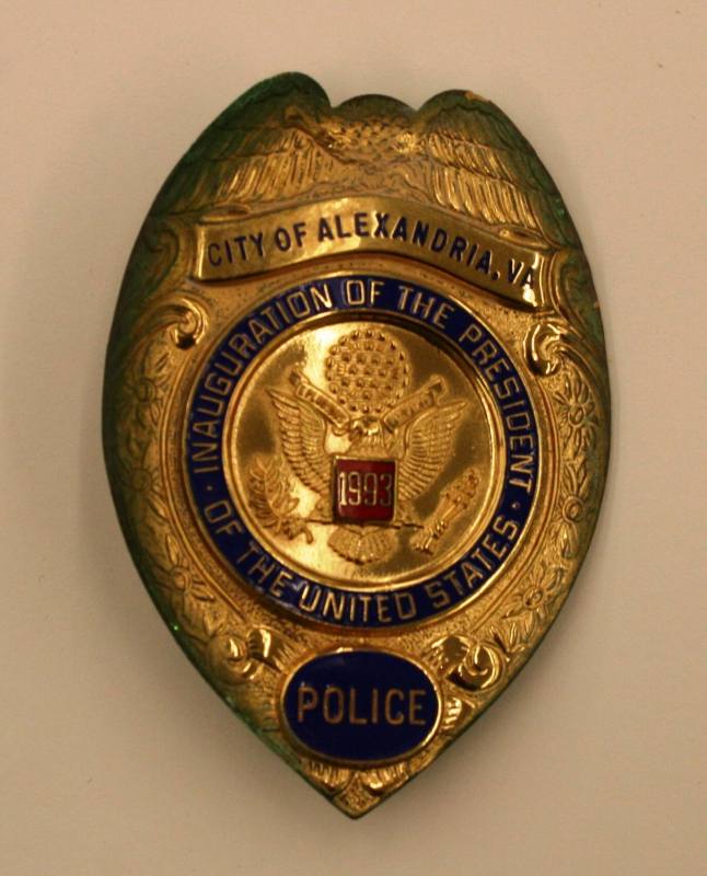 Badge, Police Alexandria, Virginia