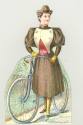 Advertisement, Paper Doll - Columbia Bicycle for Women