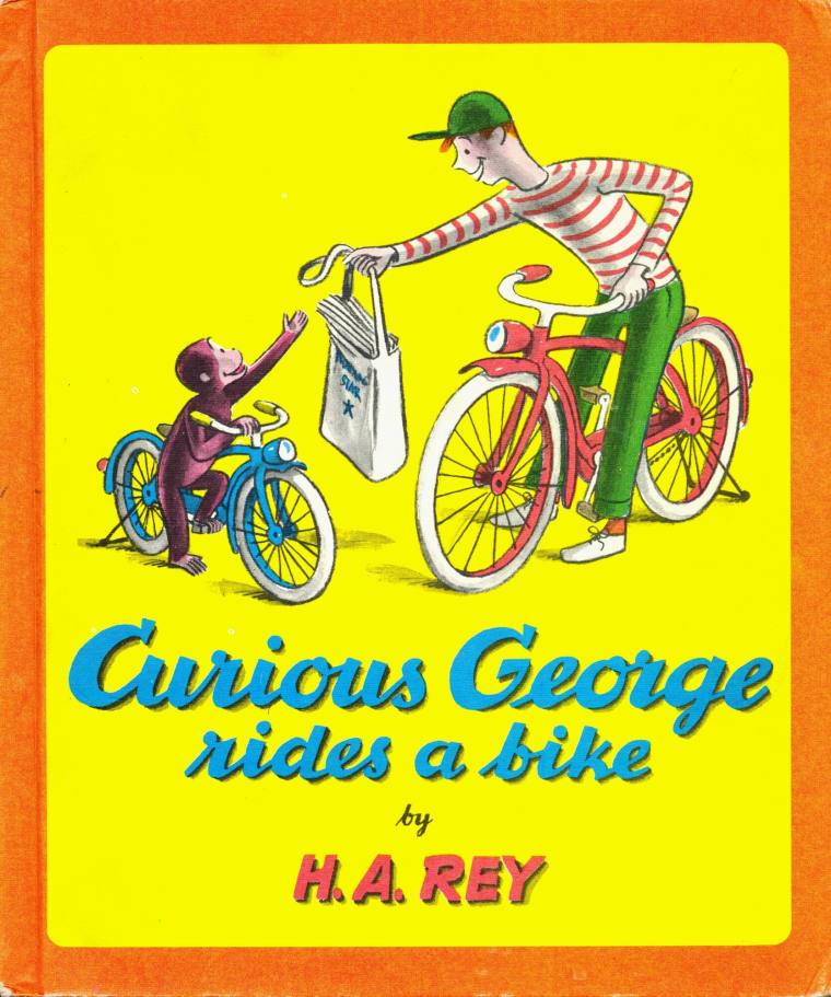 Book, "Curious George Rides a Bike"