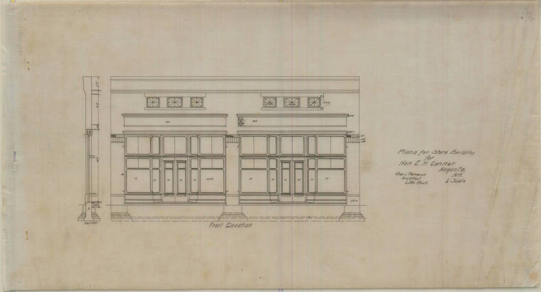 Drawing, Thompson Architectural - E.H. Conner, Augusta – Works – eMuseum