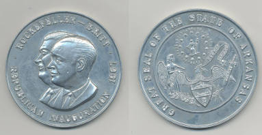 Token, Commemorative - Rockefeller/Britt Republican Inauguration