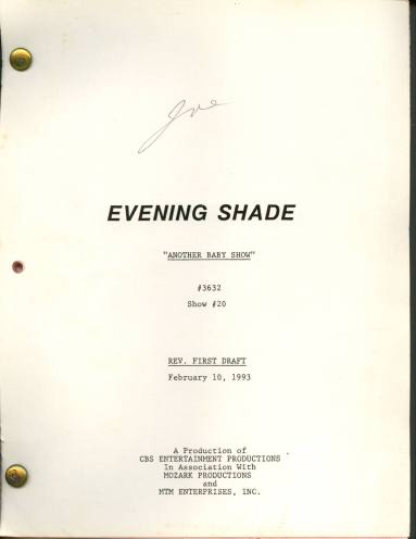 Script, "Evening Shade"- Another Baby Shower"