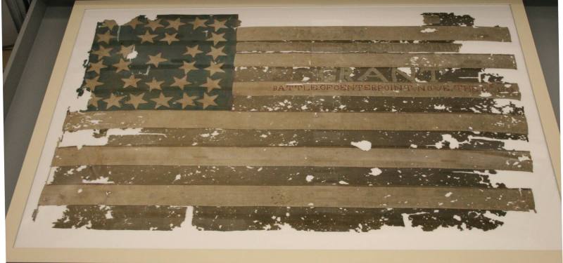 Flag, Battle - The Battle of Center Point, Arkansas