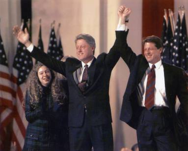 Photograph, Bill Clinton and Al Gore