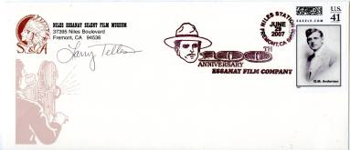 Stamp, Envelope with - Gilbert "Bronco Billy" Anderson