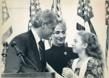 Photograph, Bill Clinton with Family