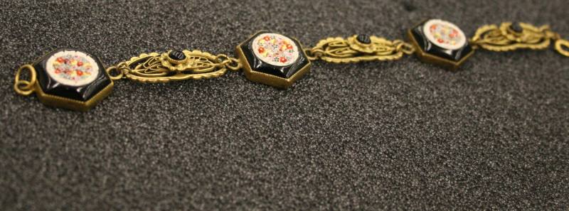 Bracelet, Mosaic Millefiori - Mabel Martineau