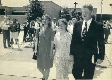 Photograph, Bill Clinton and Family.