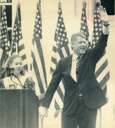 Photograph, Bill Clinton and Chelsea Clinton