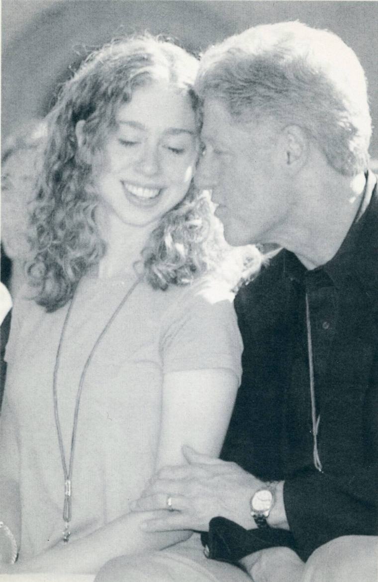 Photograph, Bill Clinton and Chelsea Clinton