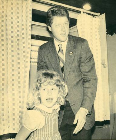 Photograph, Bill Clinton and Chelsea Clinton