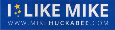 Sticker, Political Campaign - Huckabee 2016 Presidential