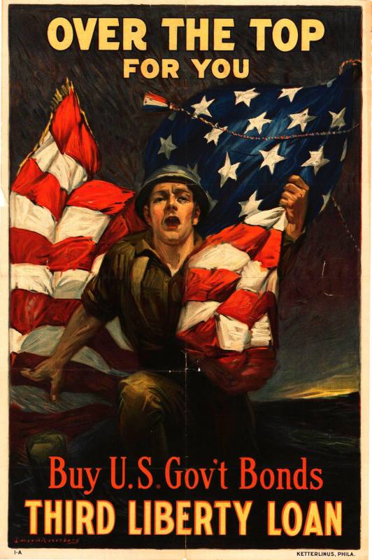 Poster, World War I - "Over the Top"