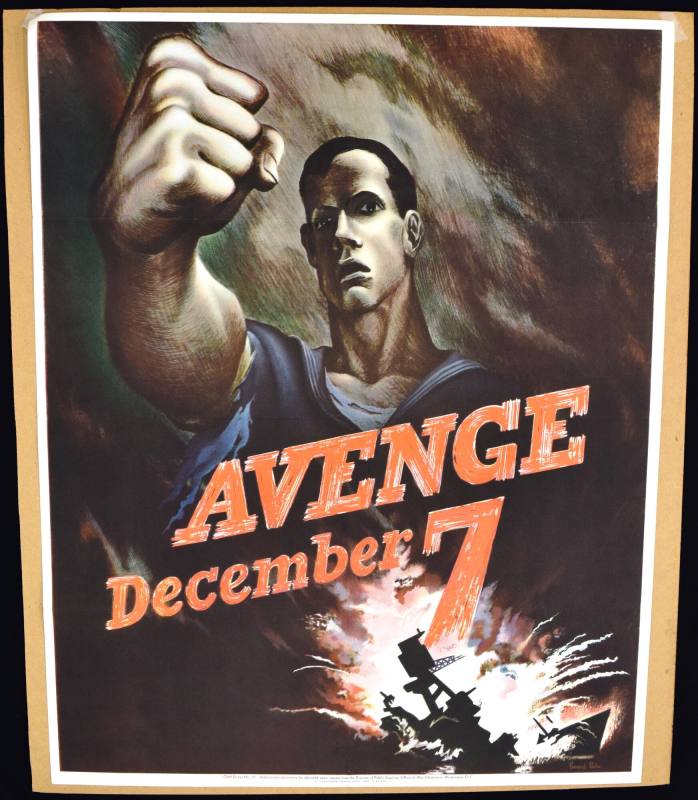 Poster, World War II - "Avenge December 7th"