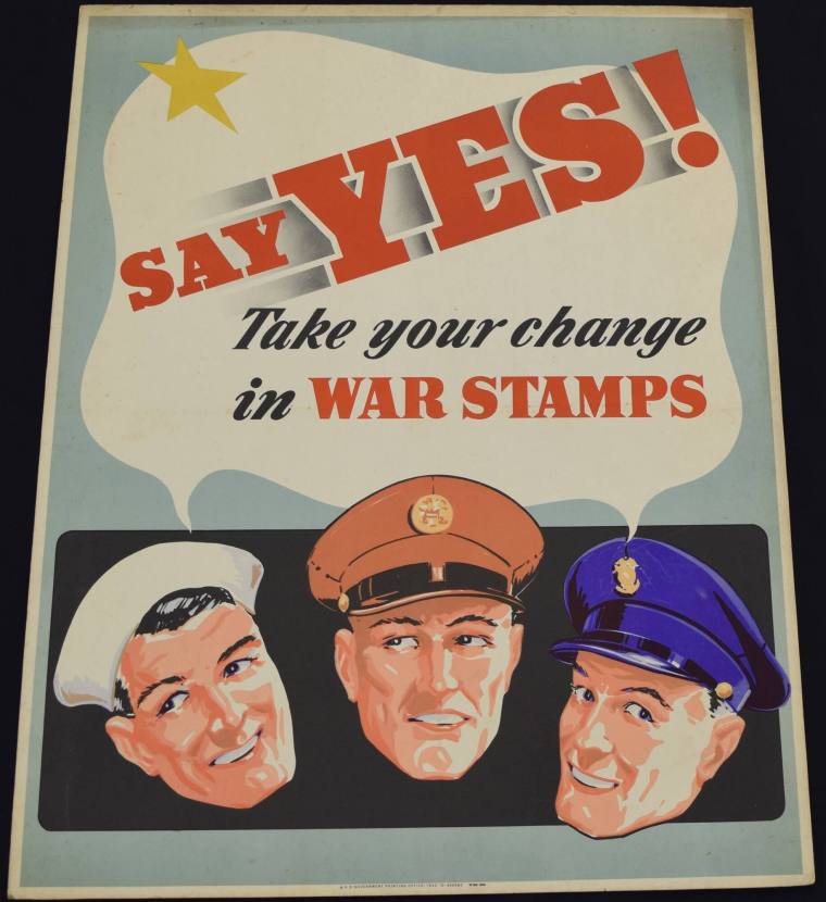 Poster, World War II - "Say Yes"