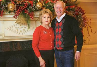 Card, Christmas - Governor and First Lady Hutchinson
