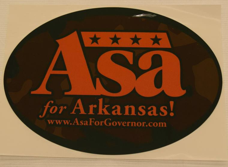 Sticker, Bumper - Governor Asa Hutchinson