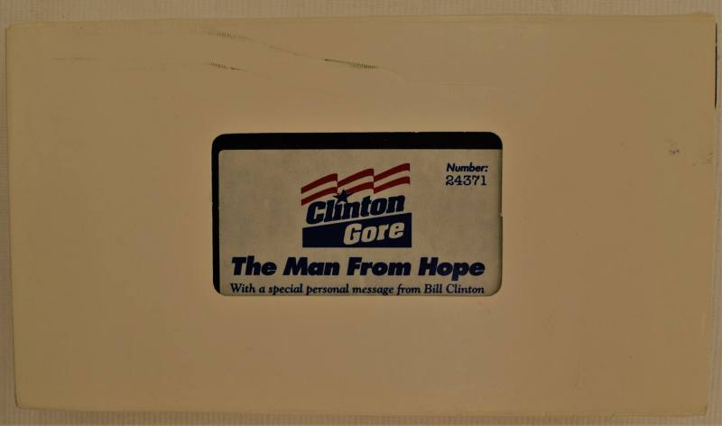 VHS- Clinton/Gore the Man from Hope