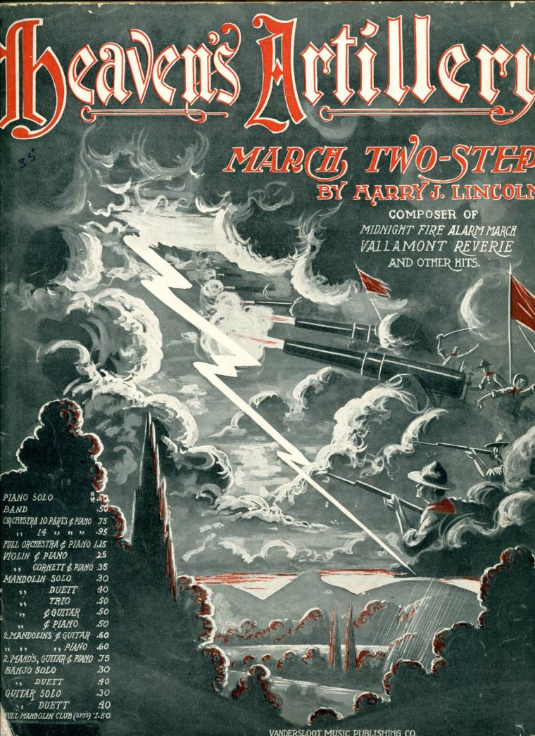 Sheet Music, "Heaven's Artiller "