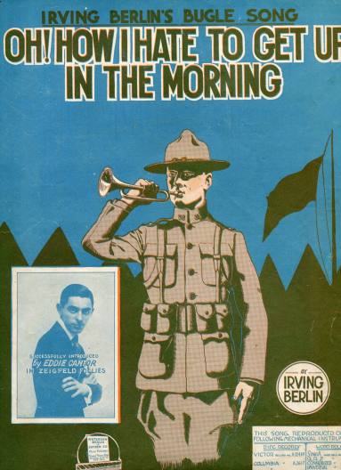 Sheet Music, "Oh! How I Hate To Get Up In The Morning"