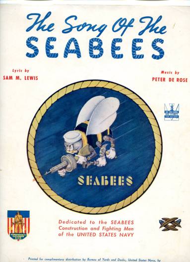 Sheet Music, "The Story of Seabees"